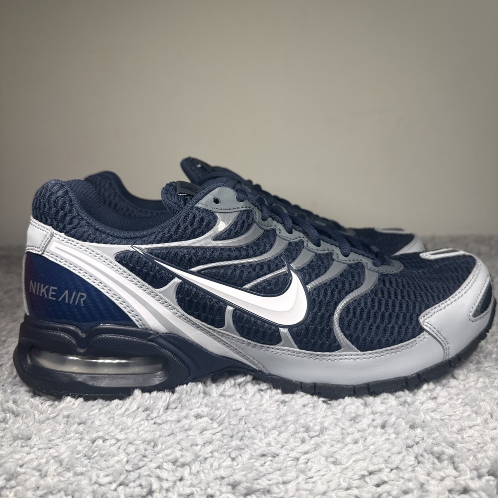 Nike Air Max Torch 4 343846-411 Men's Size 11 Blue Silver Running Shoes